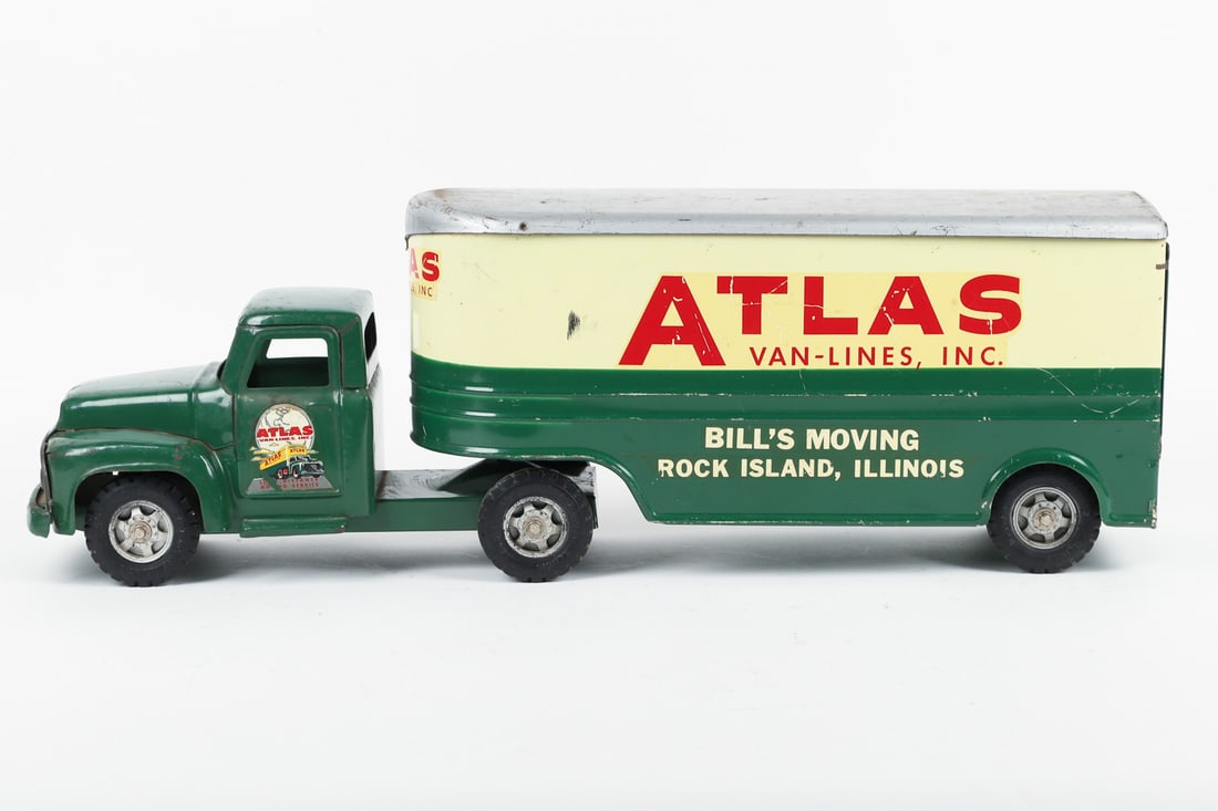 Buddy "L" Atlas Van-Lines Bill's Moving Tractor Trailer - 2