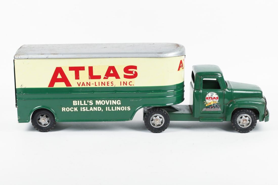 Buddy "L" Atlas Van-Lines Bill's Moving Tractor Trailer - 3