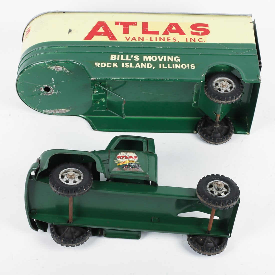 Buddy "L" Atlas Van-Lines Bill's Moving Tractor Trailer - 8