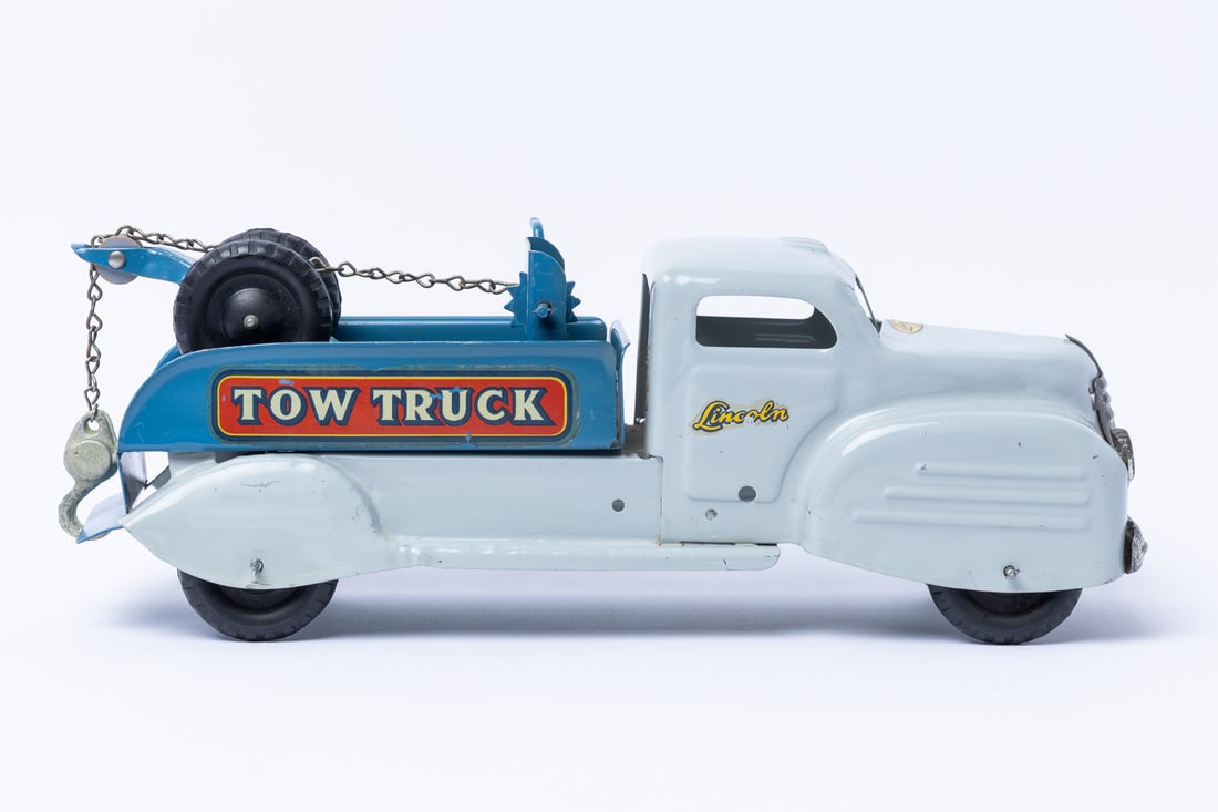 Lincoln Toys Tow Truck (Gray/Blue) - 3