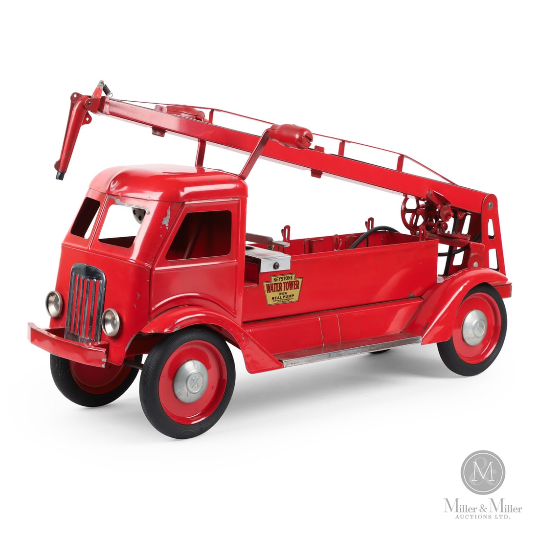 Keystone "Water Tower" Ride-Em Fire Truck With Real Pump (1 of 8)