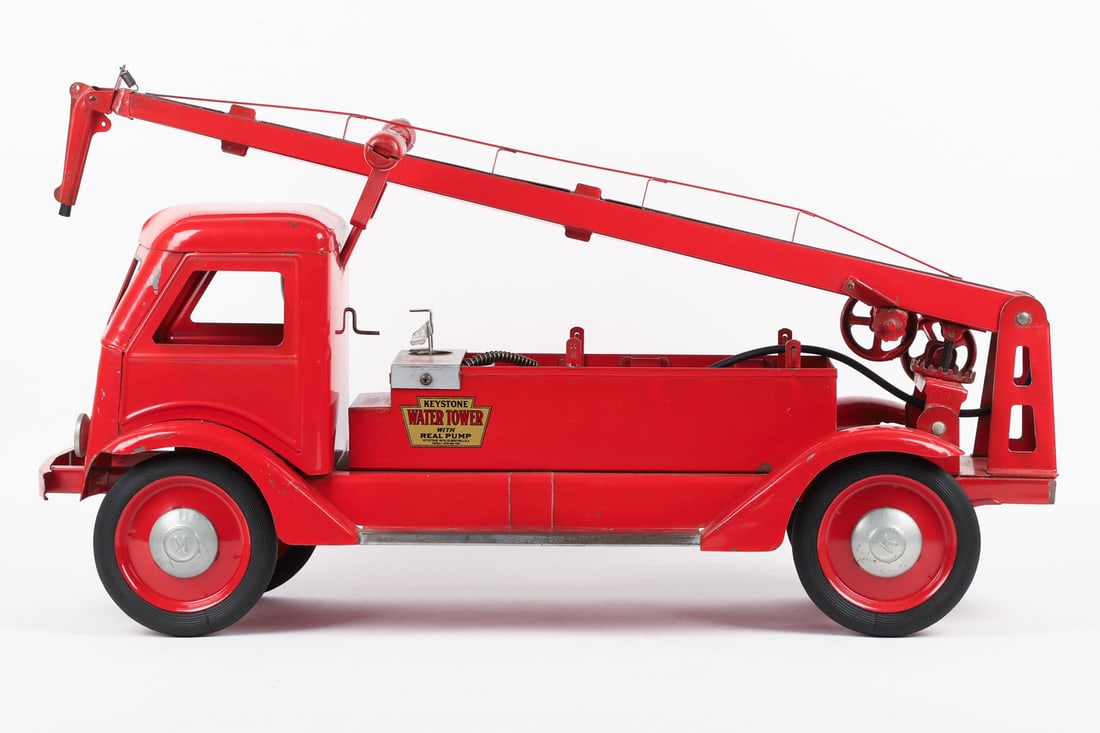 Keystone "Water Tower" Ride-Em Fire Truck With Real Pump - 2