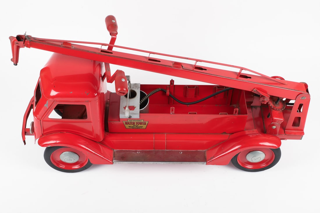 Keystone "Water Tower" Ride-Em Fire Truck With Real Pump - 6