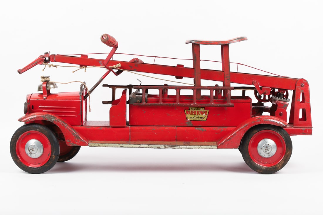 Keystone "Water Tower" Ride-Em Fire Truck With Real Pump - 3