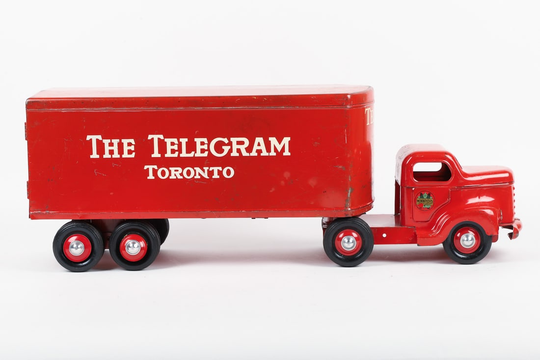 Otaco Minnitoys "The Telegram Toronto" Tractor Trailer - 3