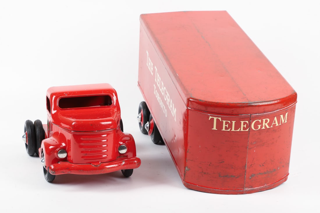 Otaco Minnitoys "The Telegram Toronto" Tractor Trailer - 4