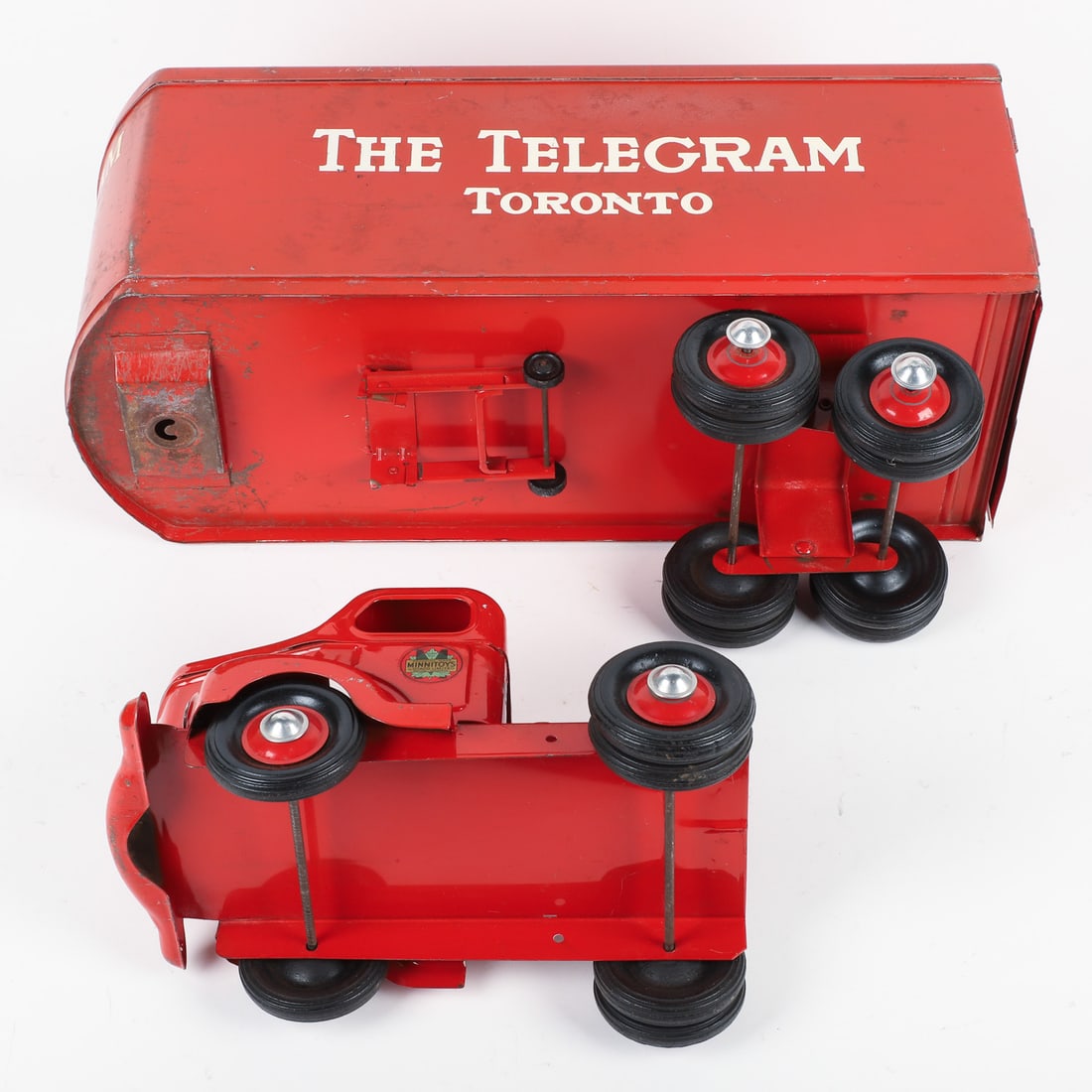 Otaco Minnitoys "The Telegram Toronto" Tractor Trailer - 9