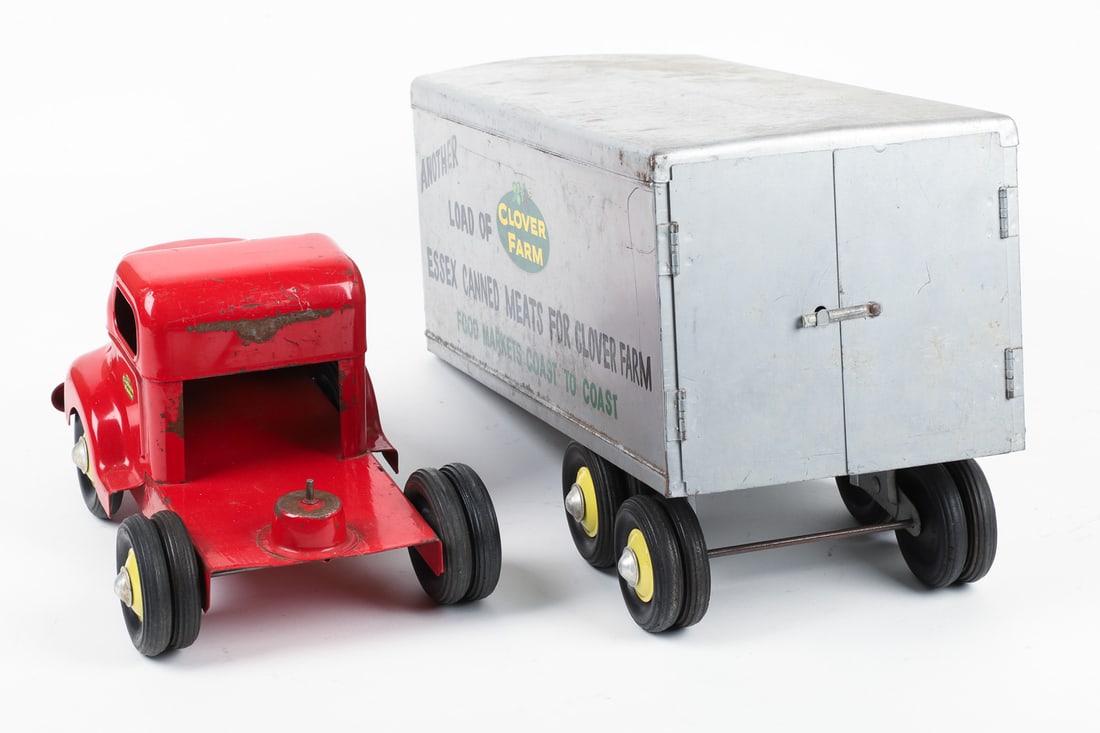 Otaco Minnitoys "Clover Farm" Tractor Trailer - 5