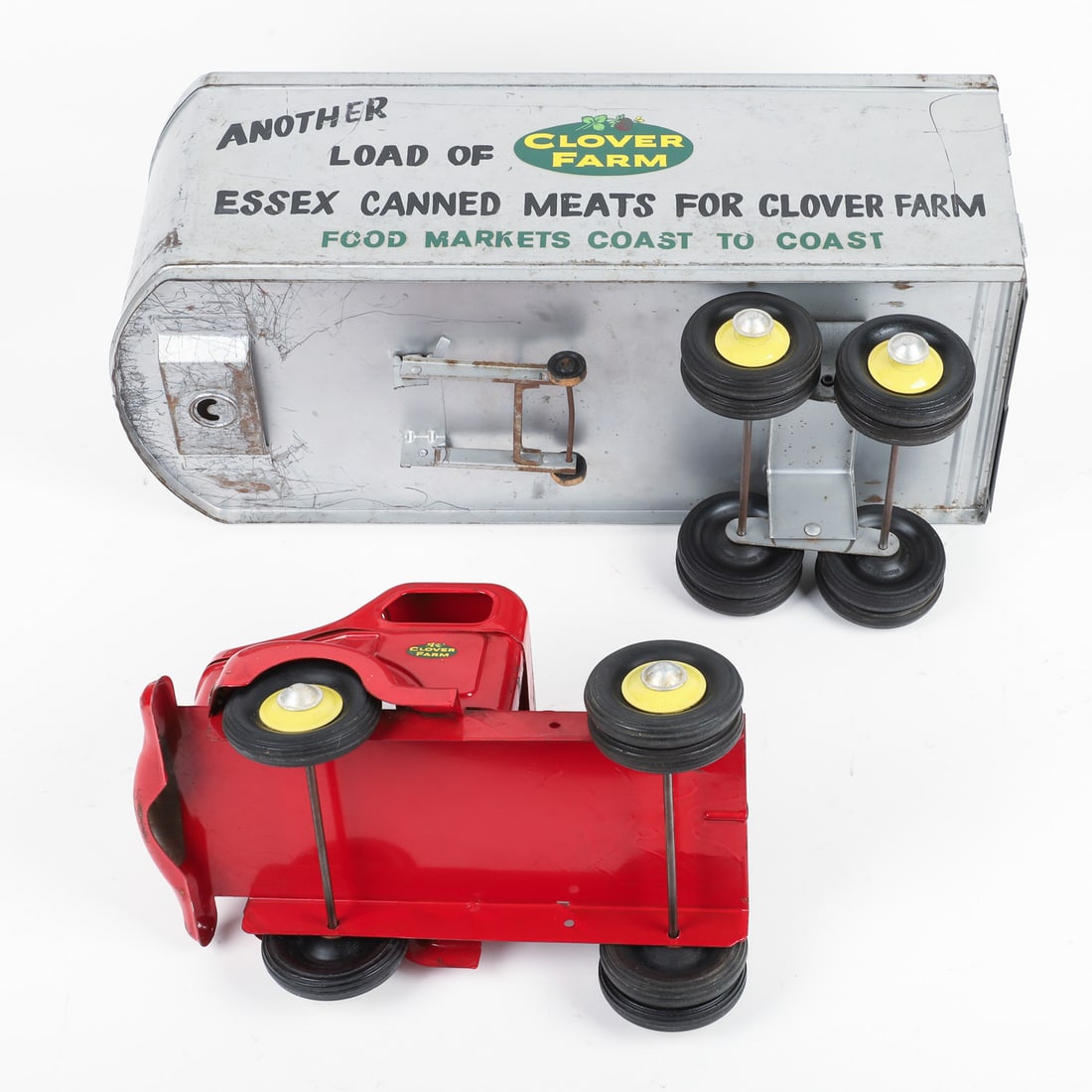 Otaco Minnitoys "Clover Farm" Tractor Trailer - 9