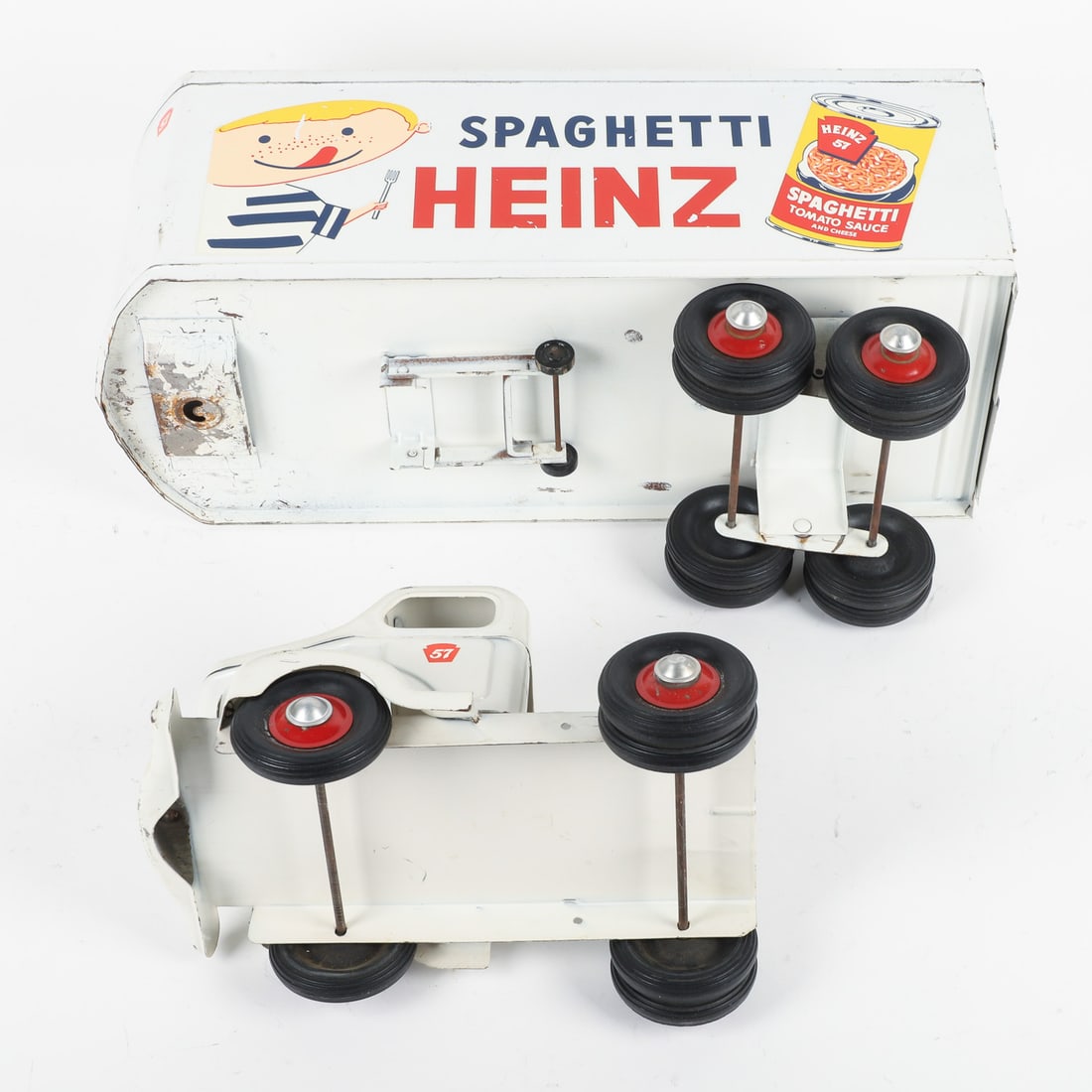 Otaco Minnitoys "Heinz Spaghetti" Tractor Trailer - 9