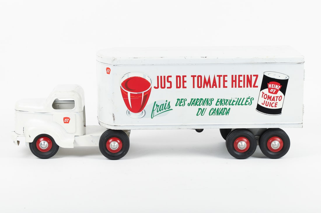 Otaco Minnitoys Bilingual "Heinz Tomato Juice" Tractor Trailer - 2