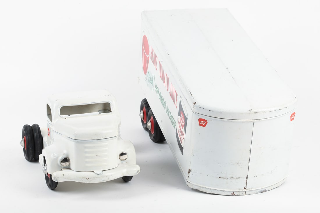 Otaco Minnitoys Bilingual "Heinz Tomato Juice" Tractor Trailer - 4