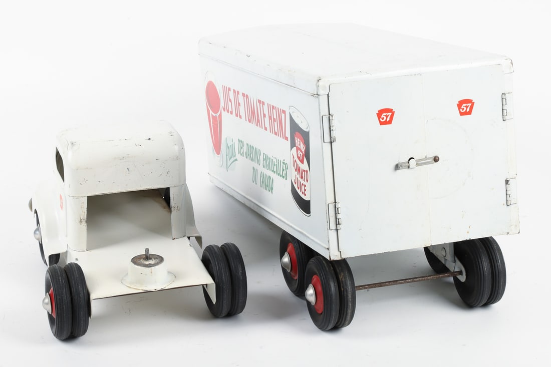 Otaco Minnitoys Bilingual "Heinz Tomato Juice" Tractor Trailer - 5