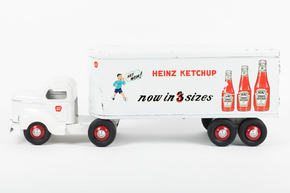 Otaco Minnitoys Bilingual "Heinz Ketchup" Tractor Trailer - 2