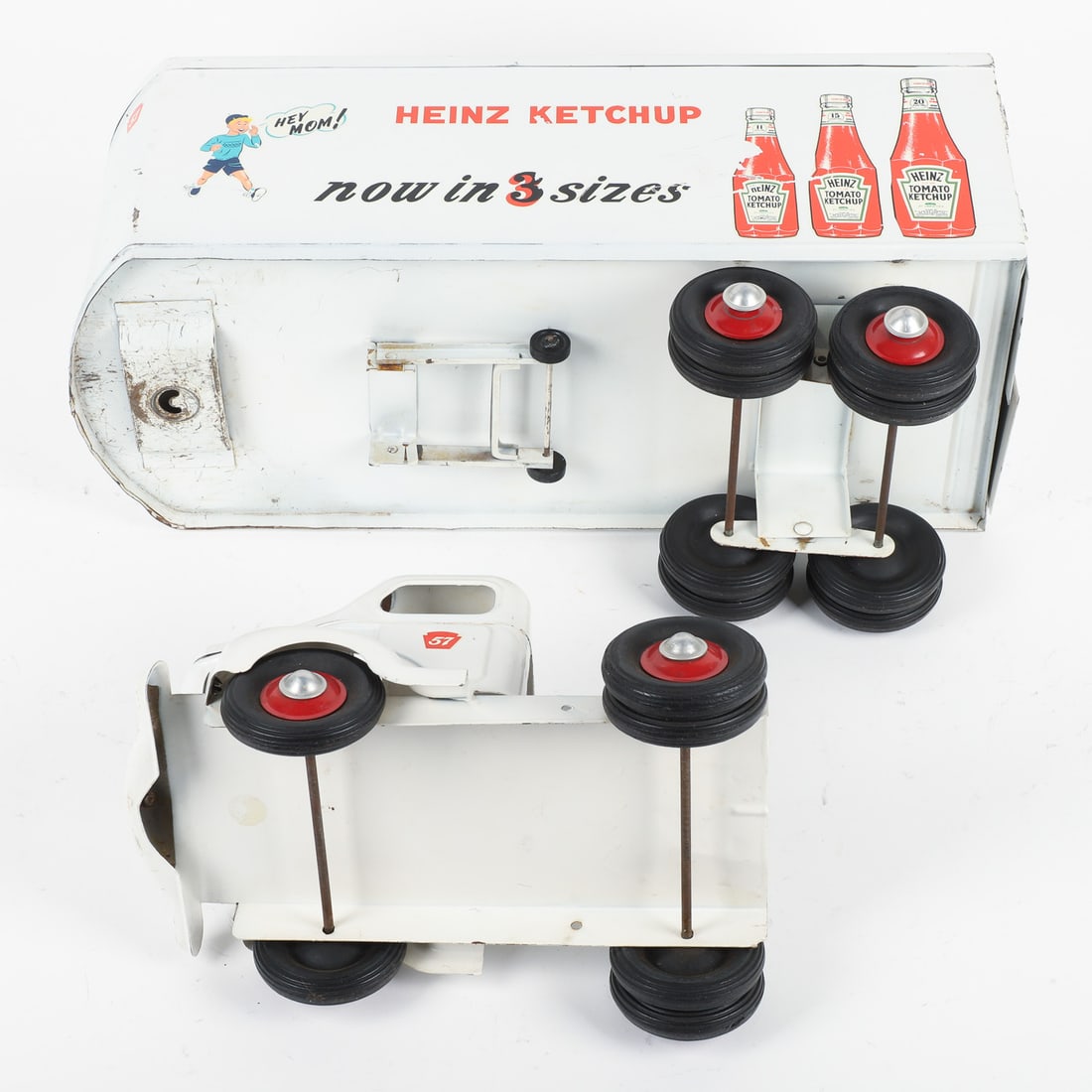 Otaco Minnitoys Bilingual "Heinz Ketchup" Tractor Trailer - 9