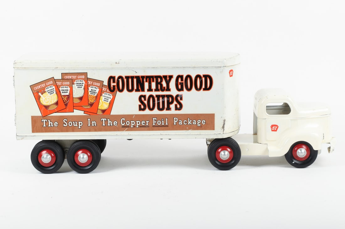 Otaco Minnitoys "Heinz Country Good Soups" Tractor Trailer - 3