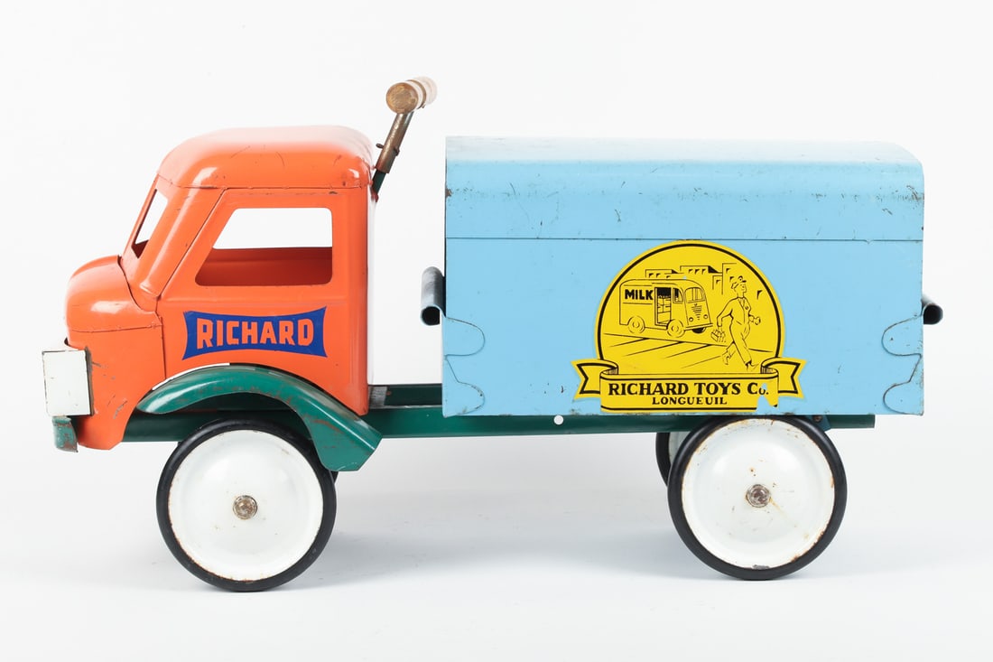 Richard Toys "Sit-n-Ride" Box Milk Truck - 2