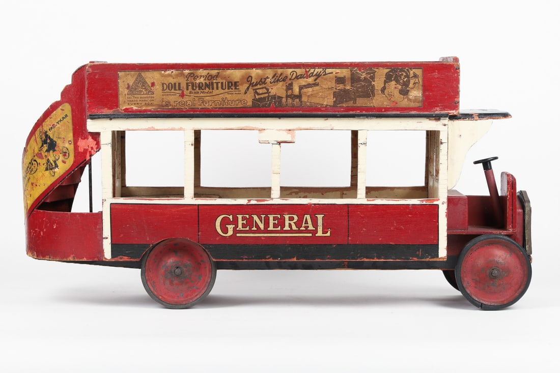 Tri-Ang General Double Decker Open-Air Bus - 3