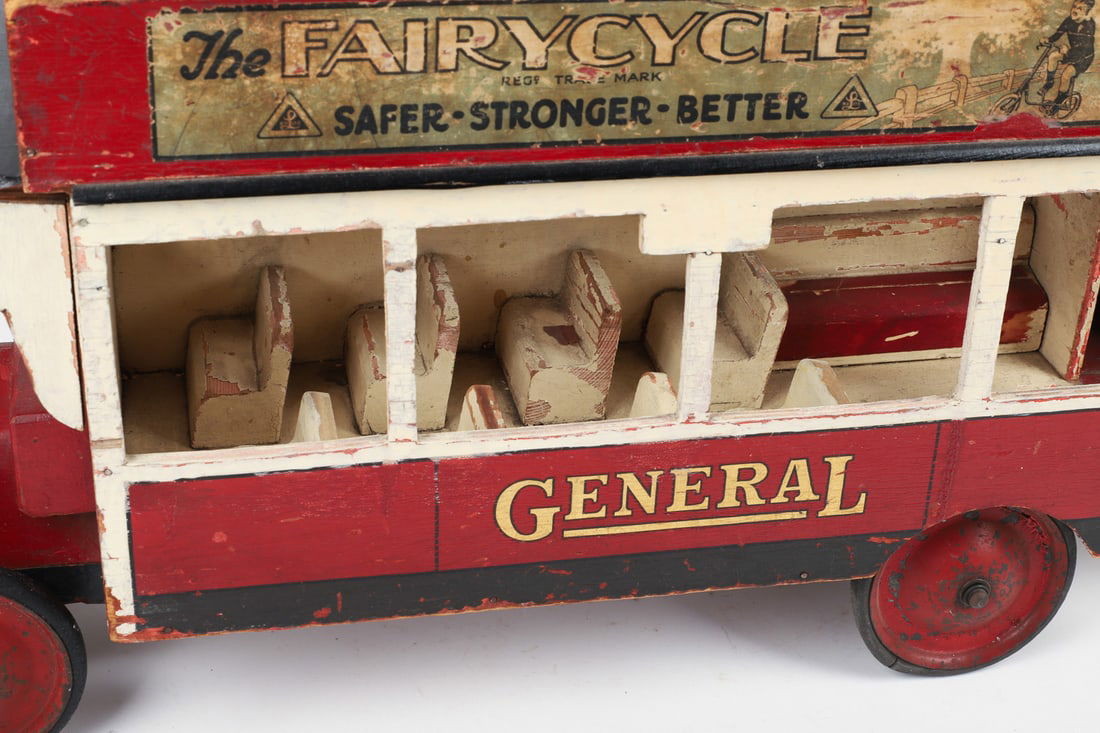 Tri-Ang General Double Decker Open-Air Bus - 8