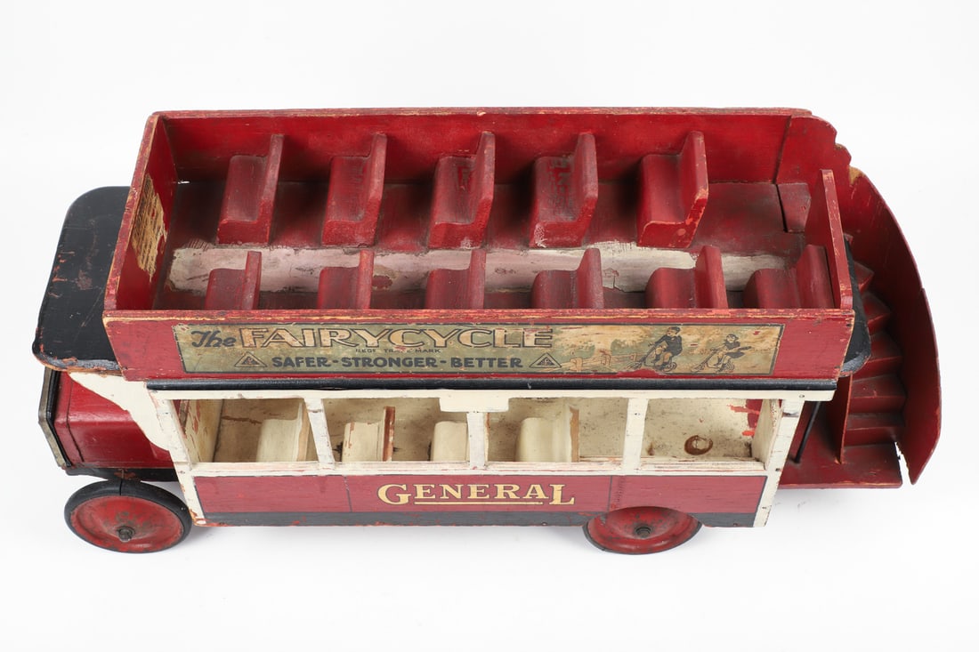 Tri-Ang General Double Decker Open-Air Bus - 9