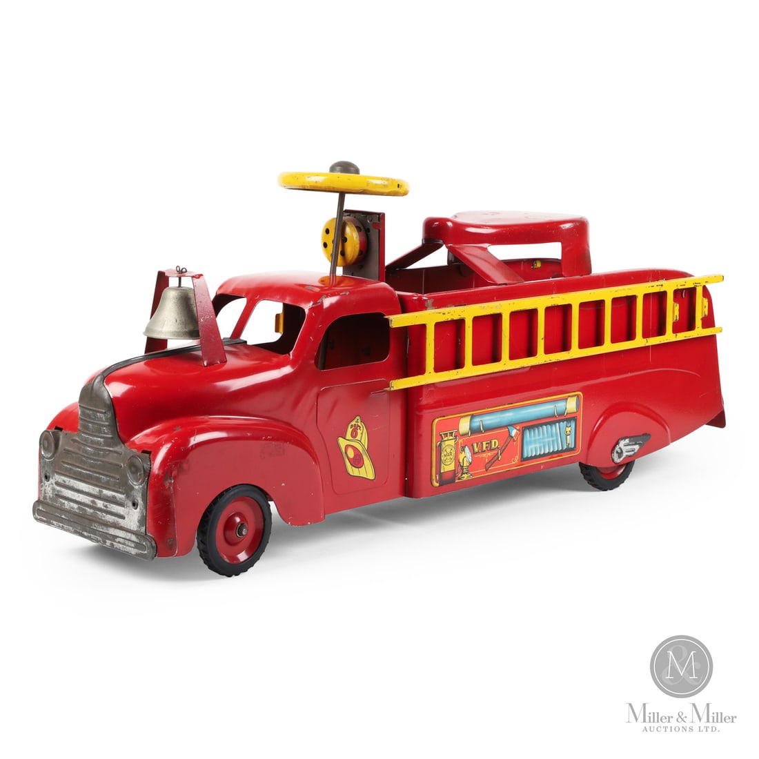 Marx Ride-On No. 6 Fire Truck (1 of 8)