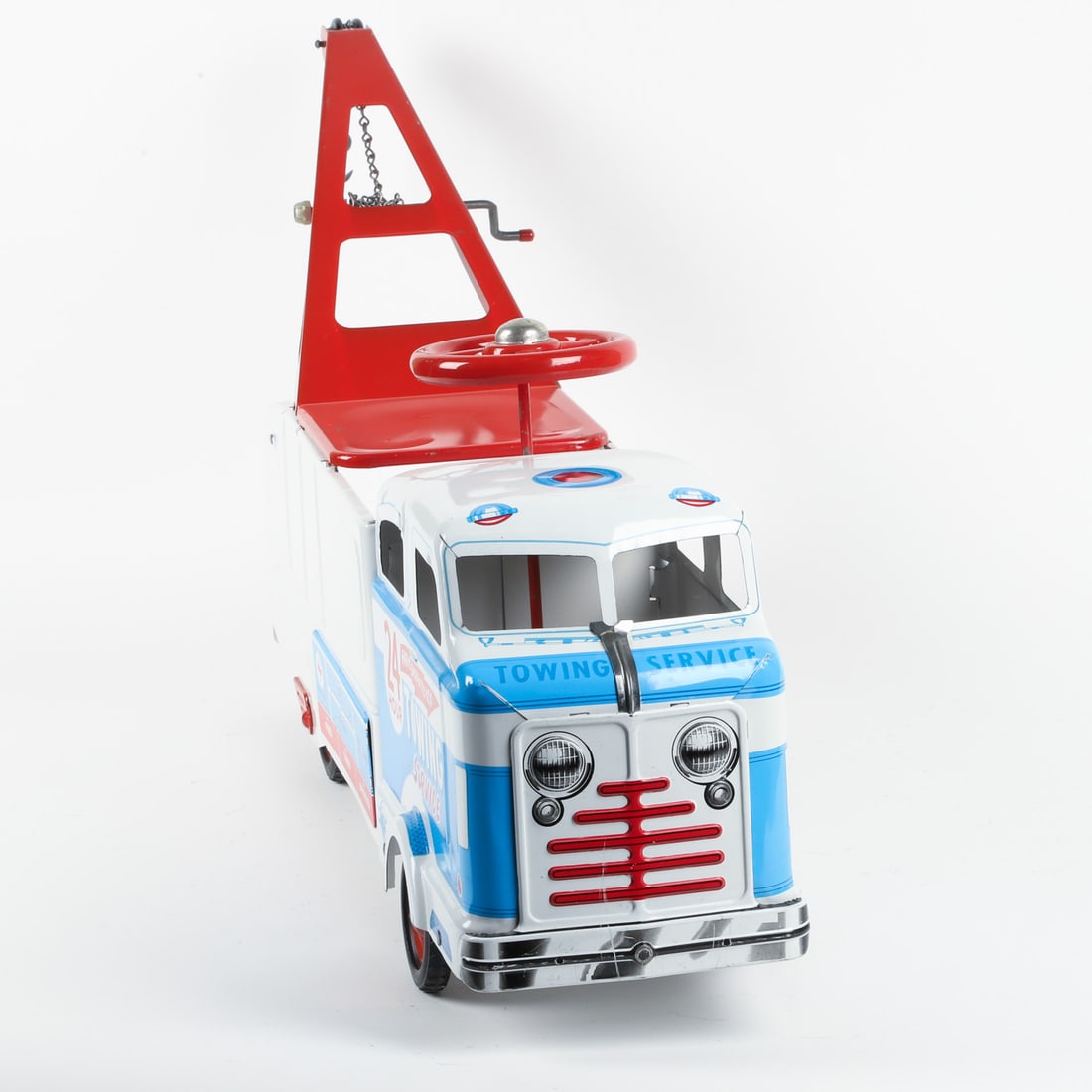 Marx Towing Service Wrecker Ride-on Tow Truck - 4
