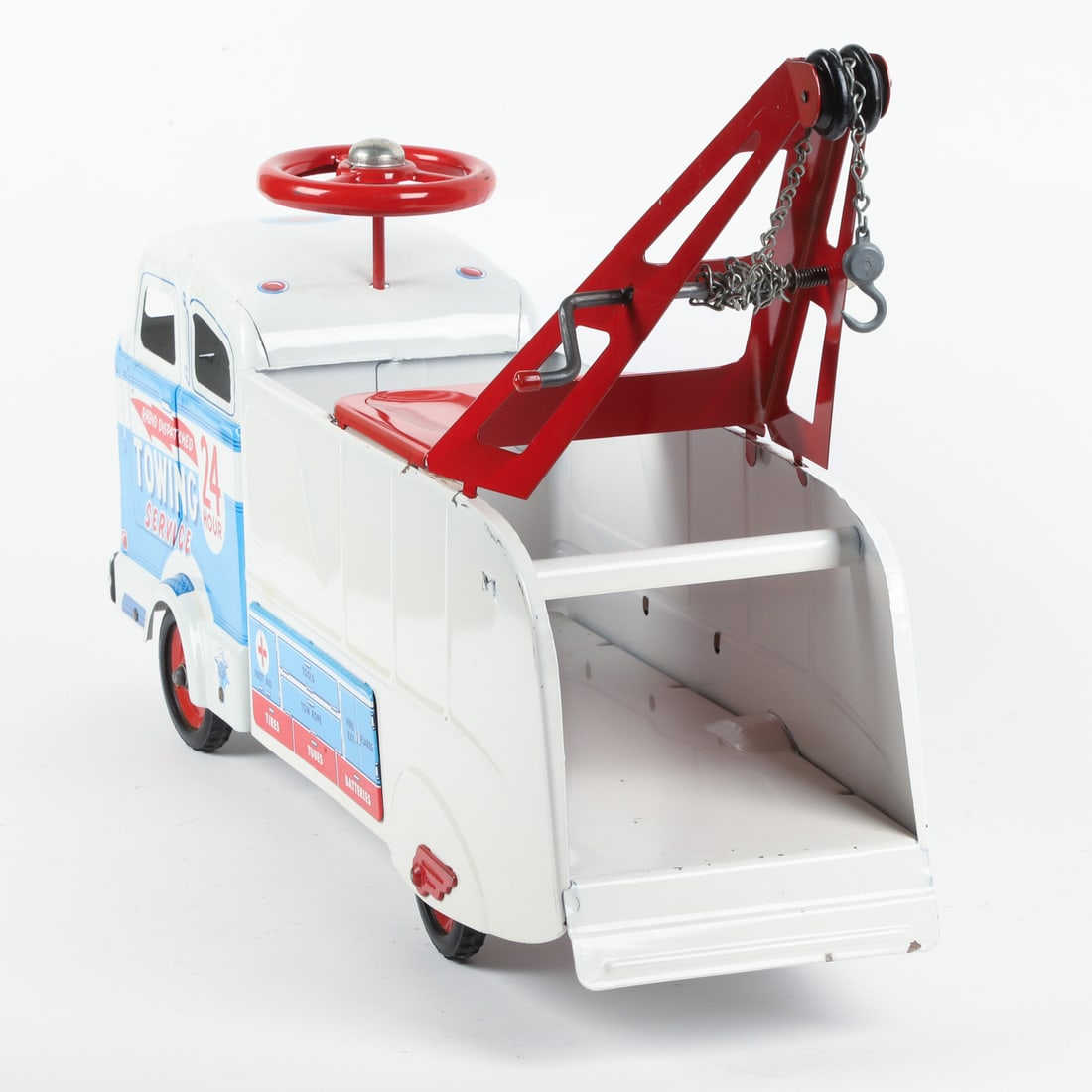 Marx Towing Service Wrecker Ride-on Tow Truck - 5