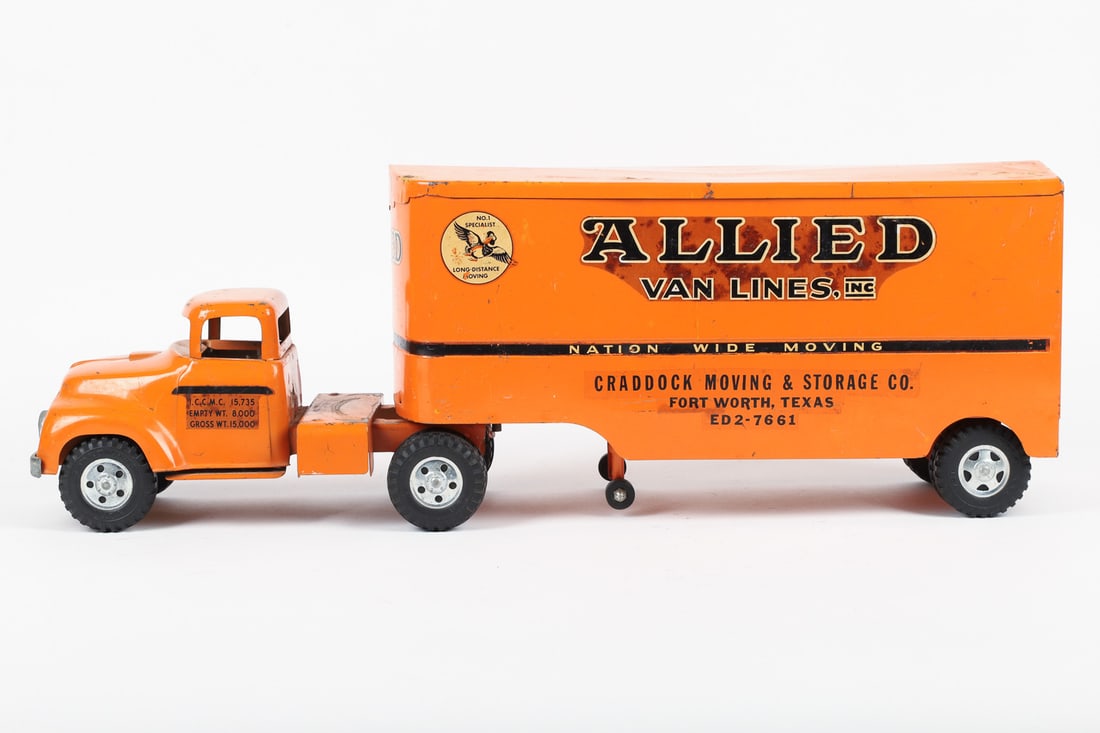 Tonka Allied Van Lines Semi-Truck and Trailer - 2