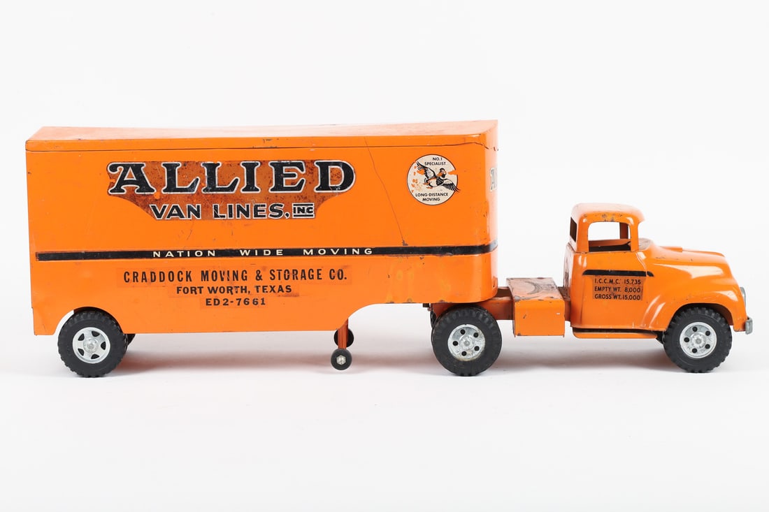Tonka Allied Van Lines Semi-Truck and Trailer - 3