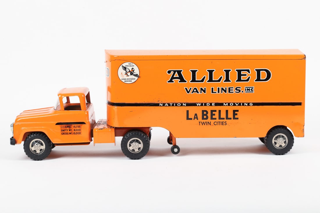Tonka Allied Van Lines Semi-Truck and Trailer - 2