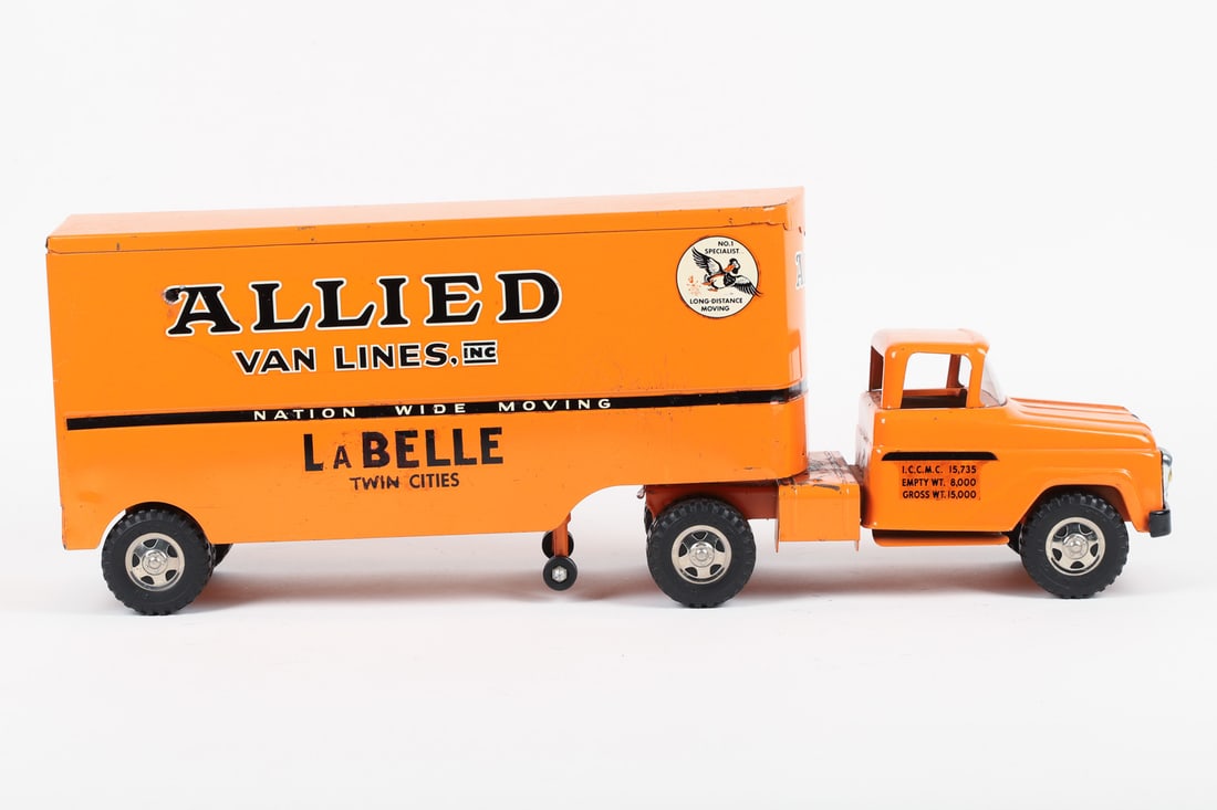Tonka Allied Van Lines Semi-Truck and Trailer - 3