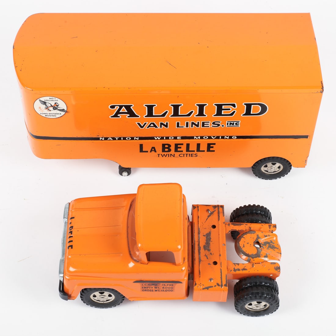 Tonka Allied Van Lines Semi-Truck and Trailer - 7