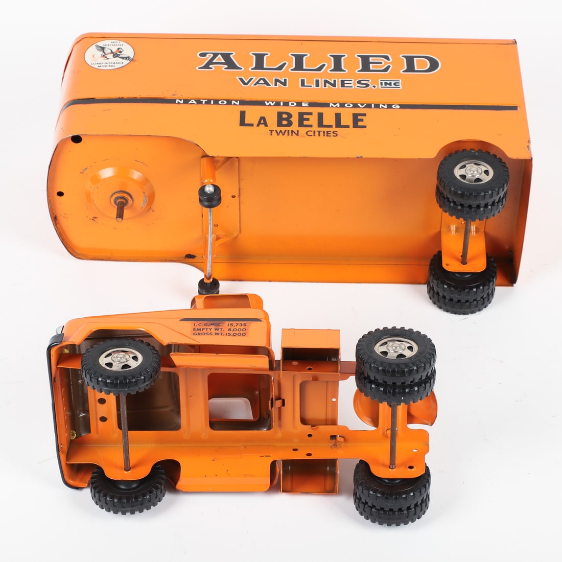 Tonka Allied Van Lines Semi-Truck and Trailer - 8