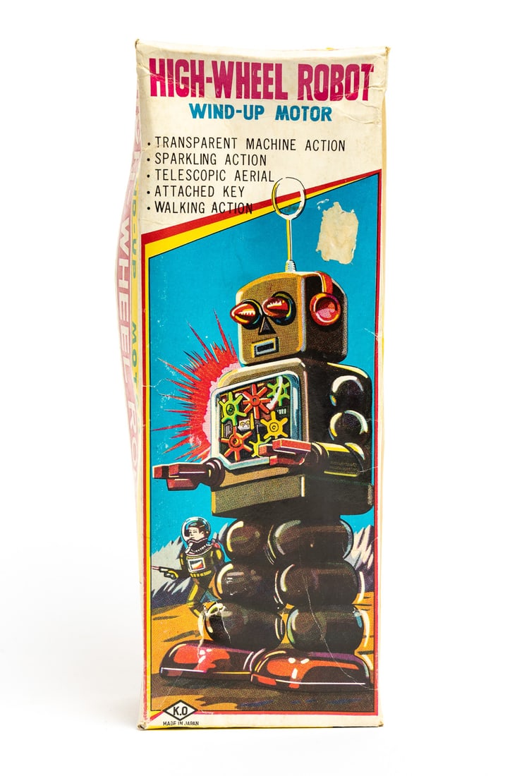 Yoshiya "High-Wheel Robot" With Original Box - 9