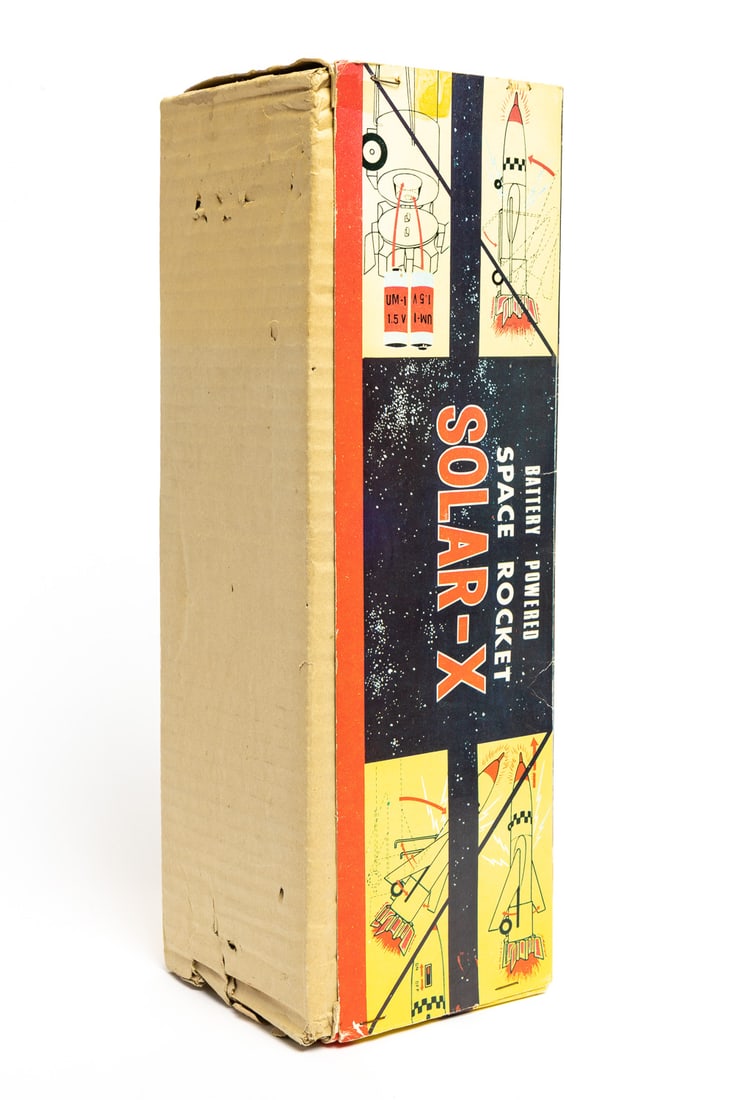 T.N. "Solar-X" Space Rocket With Original Box - 10