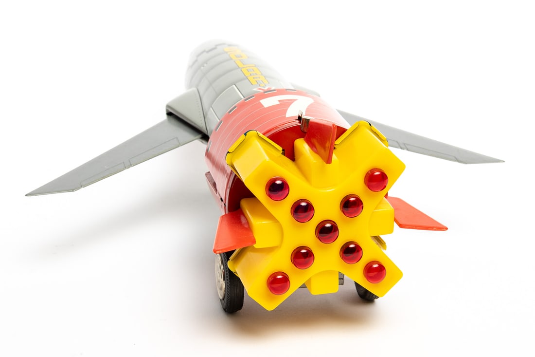 T.N. "Solar-X" Space Rocket With Original Box - 5