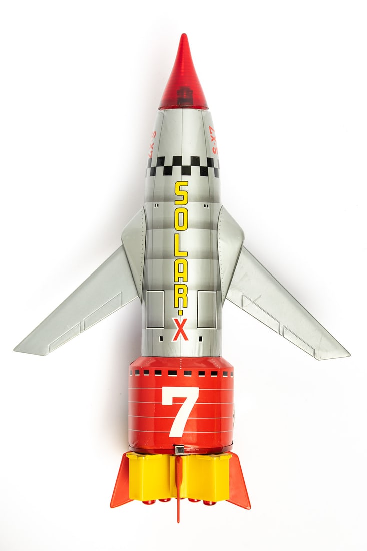 T.N. "Solar-X" Space Rocket With Original Box - 6