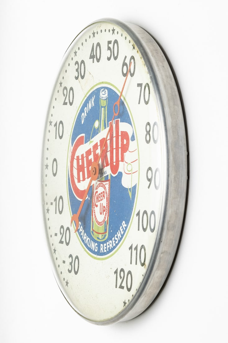 Cheer Up Soda "A Sparkling Refresher" Thermometer - 2