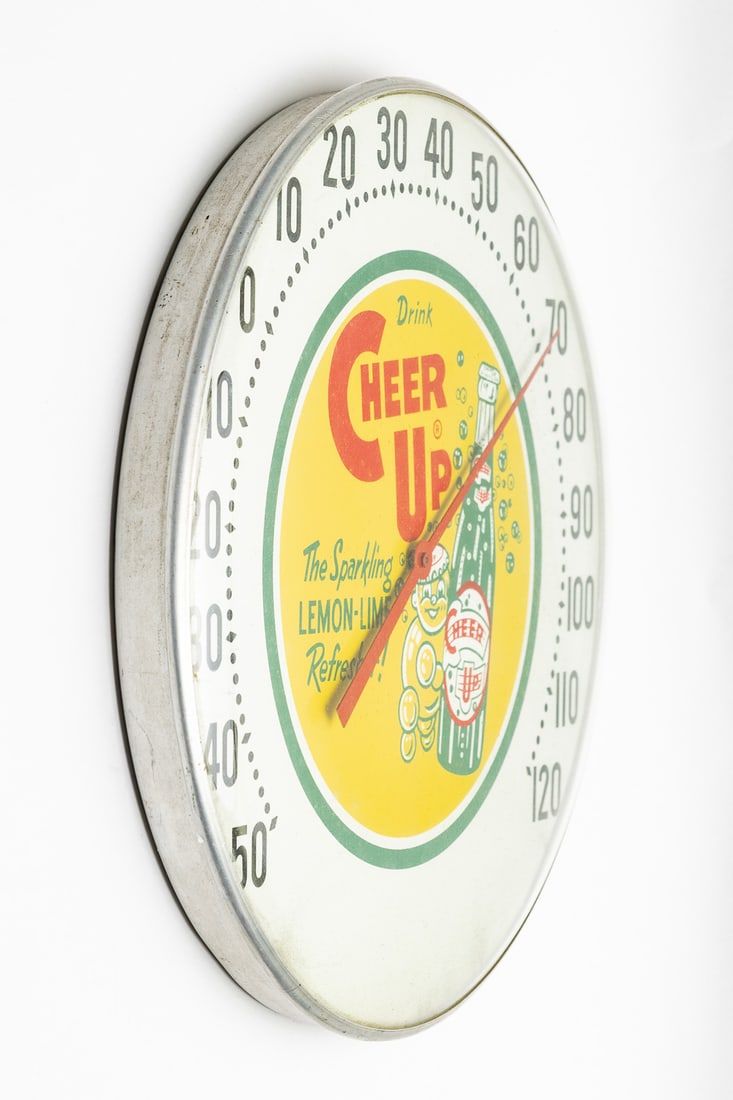 Cheer Up Soda "The Sparkling Lemon Lime Refresher" Thermometer - 3