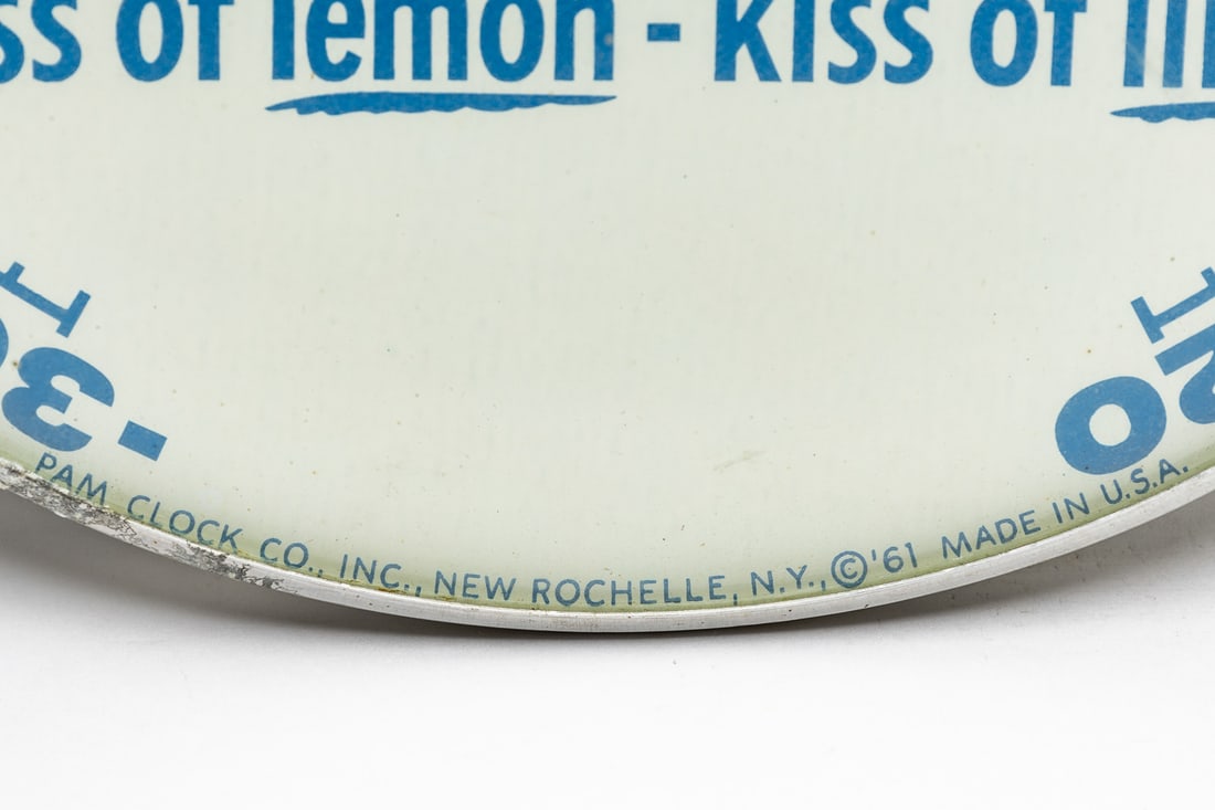 Bubble Up "Kiss of Lemon - Kiss of Lime" Soda Thermometer - 2