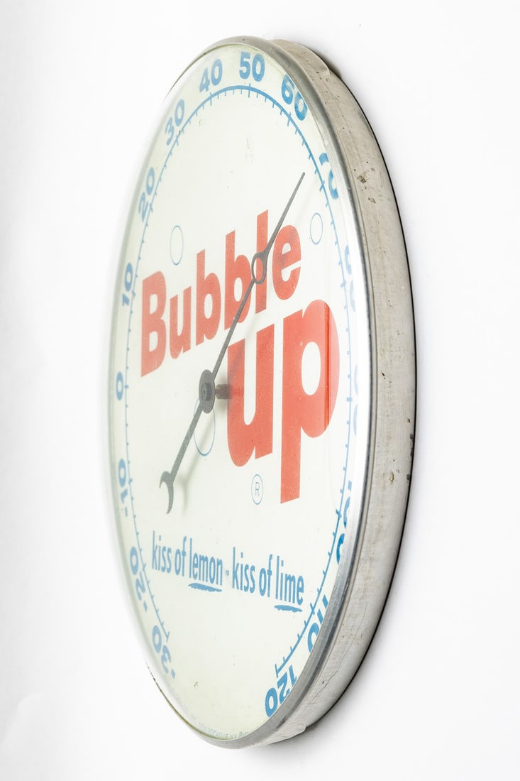 Bubble Up "Kiss of Lemon - Kiss of Lime" Soda Thermometer - 3