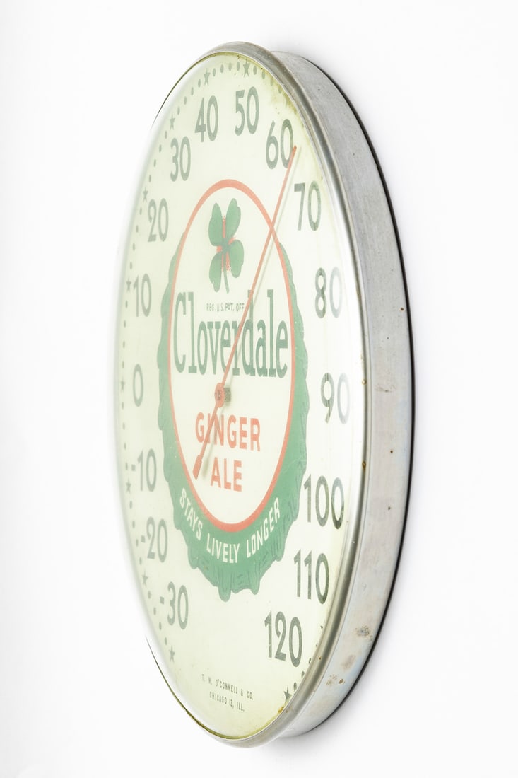 Cloverdale Ginger Ale Thermometer - 2