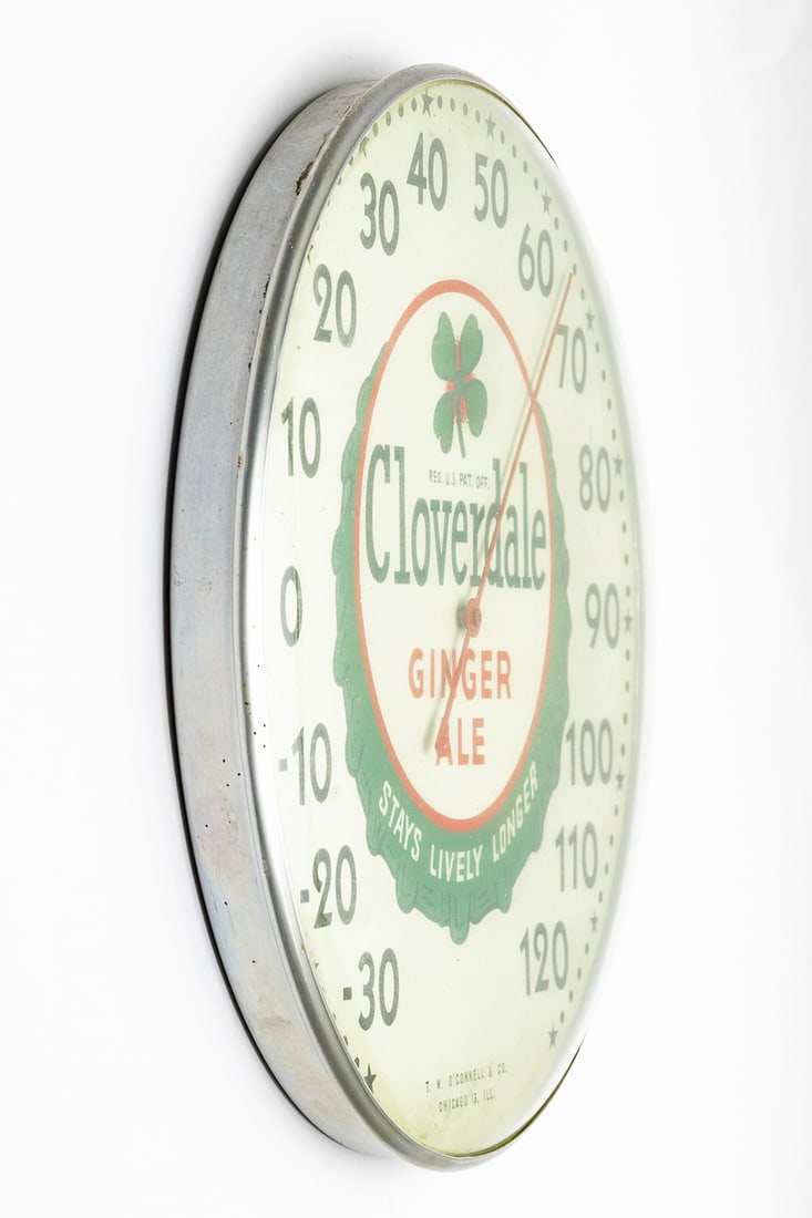Cloverdale Ginger Ale Thermometer - 3