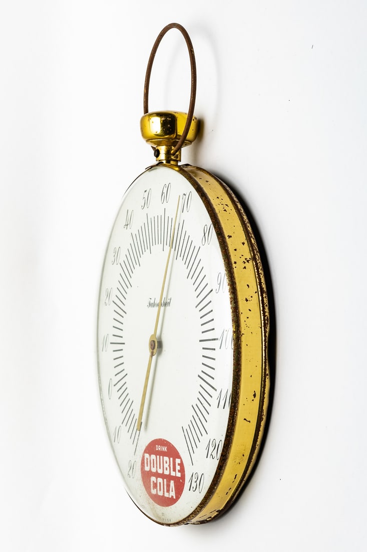 Double Cola Soda "Pocket Watch" Thermometer - 3