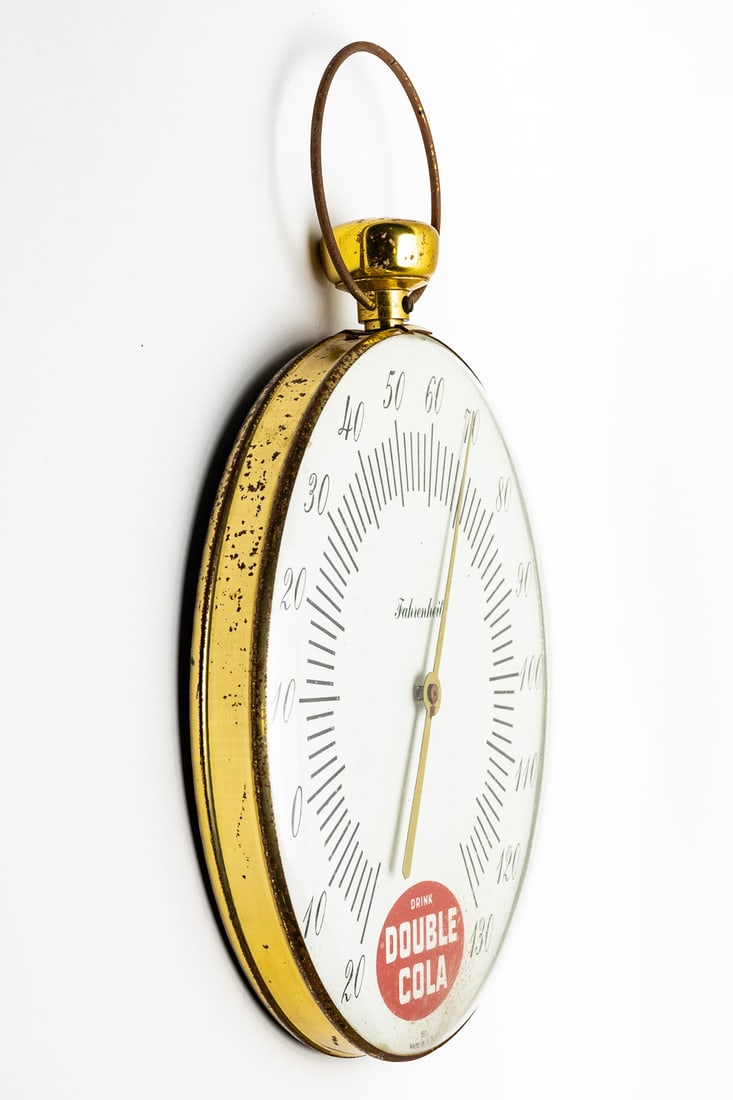 Double Cola Soda "Pocket Watch" Thermometer - 4