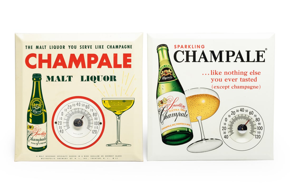 Shampale, Fleischmann's and Seagram's Whiskey and Champagne TOC Thermometers - 4