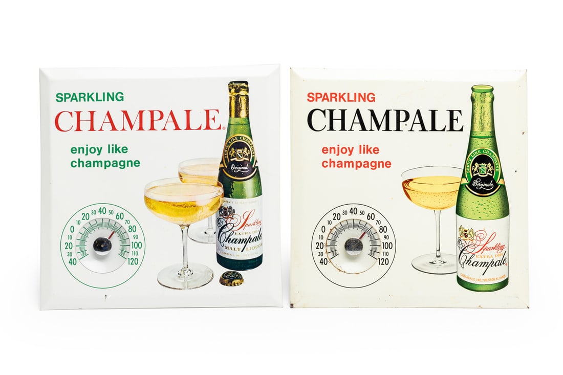 Shampale, Fleischmann's and Seagram's Whiskey and Champagne TOC Thermometers - 6