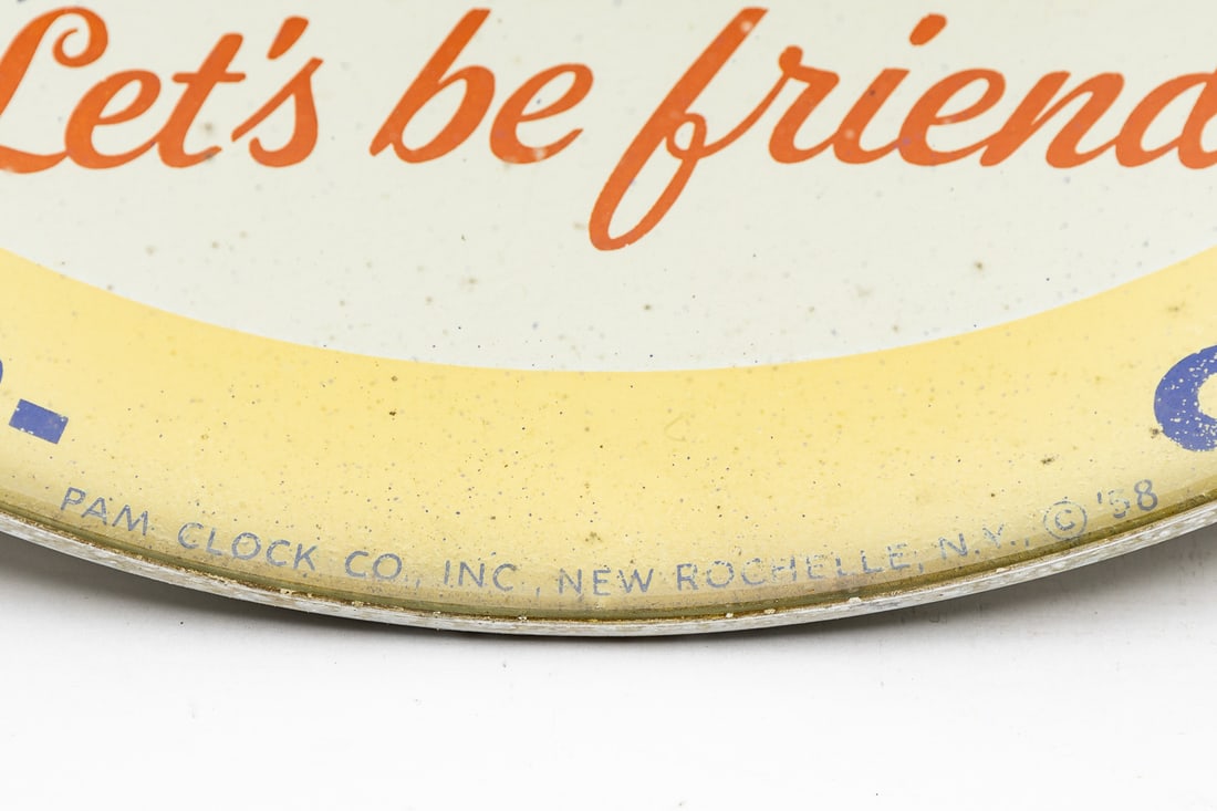 Schmidt's Blue Ribbon Bread "Let's Be Friends" Thermometer - 2