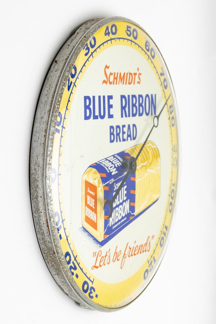 Schmidt's Blue Ribbon Bread "Let's Be Friends" Thermometer - 4