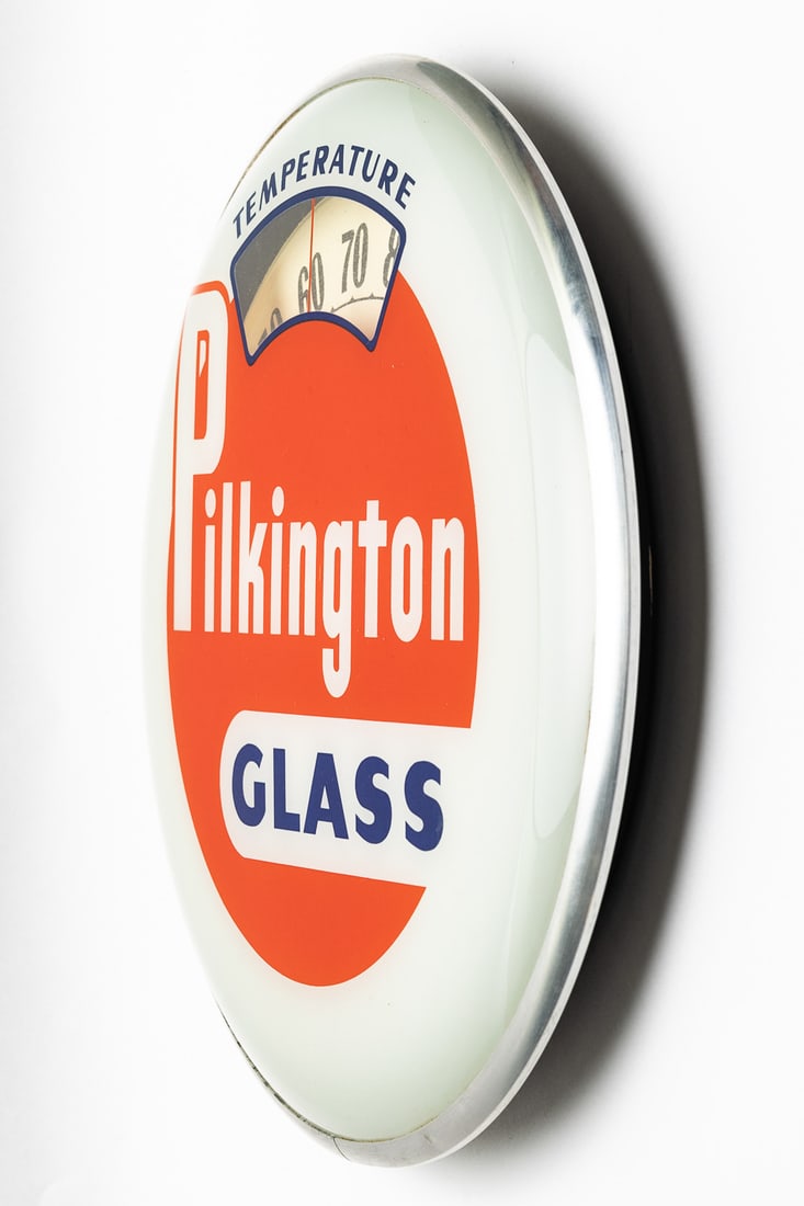 Pilkington Glass Advertising Products Inc. Scale Advertising Thermometer - 2